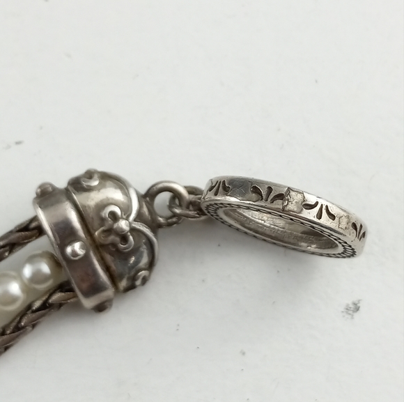 Brighton Faux Pearl and Chain Bracelet - Picture 4 of 5